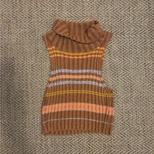 Free People Sleeveless Turtle Neck Top